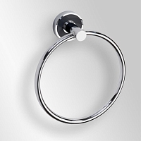 Полотенцедержатель-кольцо Bemeta Trend-i 104104068b 16 x 5 x 19 см, хром, черный