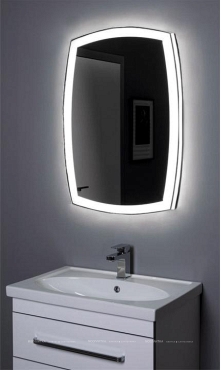 Зеркало Aquanet Тоскана 8085 с LED подсветкой 800х850x32 мм инфракрасный выключатель - 2 изображение