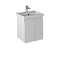 Тумба с раковиной Briz Бьелла 50 см, белый глянец 