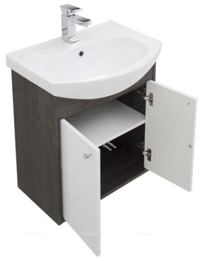 Комплект мебели для ванной Aquanet Грейс 60 1 ящик, 2 фасада, дуб кантенбери - 6 изображение