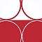 Штора для ванной Ridder Circle красный, 46386 - 3 изображение