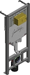 Комплект подвесной безободковый унитаз Jacob Delafon Aleo E21730RU-00 с сиденьем микролифт + система инсталляции с кнопкой смыва хром - изображение 5