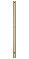 Полотенцесушитель электрический Сунержа Нюанс 2.0 180х8,5 см 05-0543-1853 состаренная бронза - 2 изображение