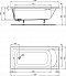 Акриловая ванна Ideal Standard Hotline K274701 170х80 см - изображение 3