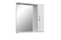 Зеркальный шкаф Stella Polar Концепт 70/C SP-00000127 70 см с подсветкой, правый, белый