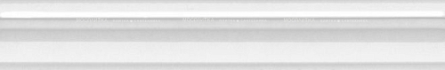 Керамическая плитка Kerama Marazzi Бордюр Багет Марсо белый обрезной 5х30