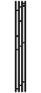 Полотенцесушитель электрический Сунержа Кантата 3.0 150х19,1 см 15-5847-1516 тёмный титан муар - 2 изображение