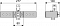 Клапан смыва писсуара U1 TECE Profil с крепежной скобой, 9370021 - 2 изображение