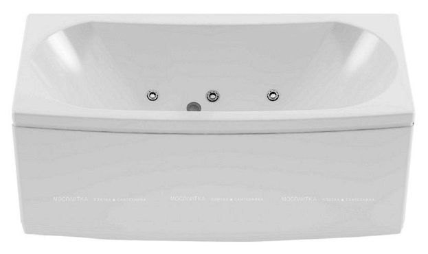 Акриловая ванна Aquanet Izabella 160х75 - 4 изображение