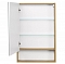 Зеркальный шкаф Aquaton Сканди 55 белый, дуб рустикальный 1A252102SDZ90 - изображение 3