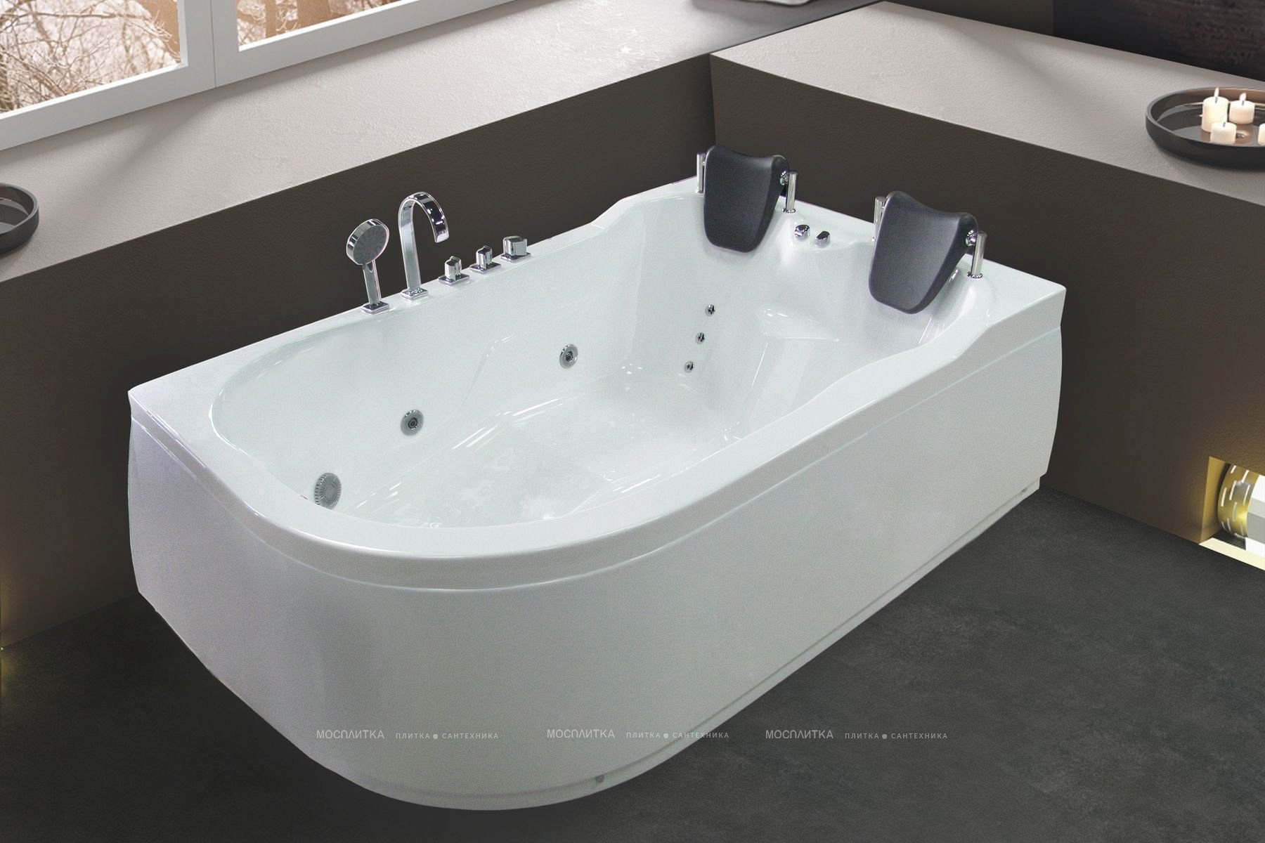 Акриловая ванна Royal Bath Norway 180x120 RB331100 - изображение 2
