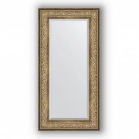 Зеркало в багетной раме Evoform Exclusive BY 3503 60 x 120 см, виньетка антична бронза