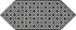 Керамическая плитка Kerama Marazzi Декор Келуш 1 черно-белый 14х34 