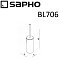 Ершик Sapho X-Round BL706 хром - изображение 3