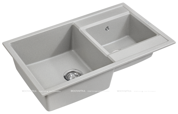 Мойка кухонная Paulmark Tandem PM238250-GR серый - 2 изображение