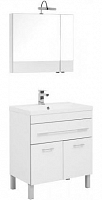 Комплект мебели для ванной Aquanet Верона 75 1 ящ 2 дв белый зеркало камерино
