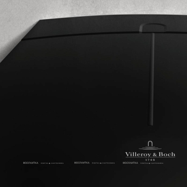 Унитаз-биде подвесной Villeroy&Boch ViClean - I100 V0E100S0, чёрный - 4 изображение