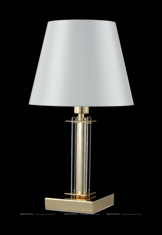 Настольная лампа Crystal Lux NICOLAS LG1 GOLD/WHITE - 3 изображение