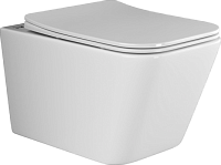 Унитаз подвесной Ceramica Nova Metric Rimless с крышкой-сиденьем CN3007