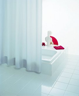 Штора для ванных комнат Ridder Uni (П) белая
