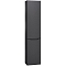 Шкаф-пенал Jorno Slide 150 см, Sli.04.150/P/A, серый 