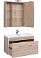 Комплект мебели для ванной Aquanet Августа 100 дуб сонома - 2 изображение