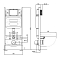 Комплект подвесной безободковый унитаз Aquatek Каир AQ1170-00 с микролифтом + система инсталляции Standard INS-0000014 с кнопкой смыва белый глянцевый - изображение 11