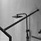 Душевая перегородка Vincea Walk-In HP Art VSW-1HC900CFB 90x200, черный, стекло прозрачное рифленое - изображение 2