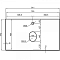 Столешница La Fenice Terra Gray Structural 80 см FNC-VS01-TER-80 белый мрамор - изображение 2