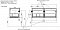 Тумба с раковиной Эстет Dallas Luxe 115 ФР-00002302 левая подвесная 1 ящ - 7 изображение