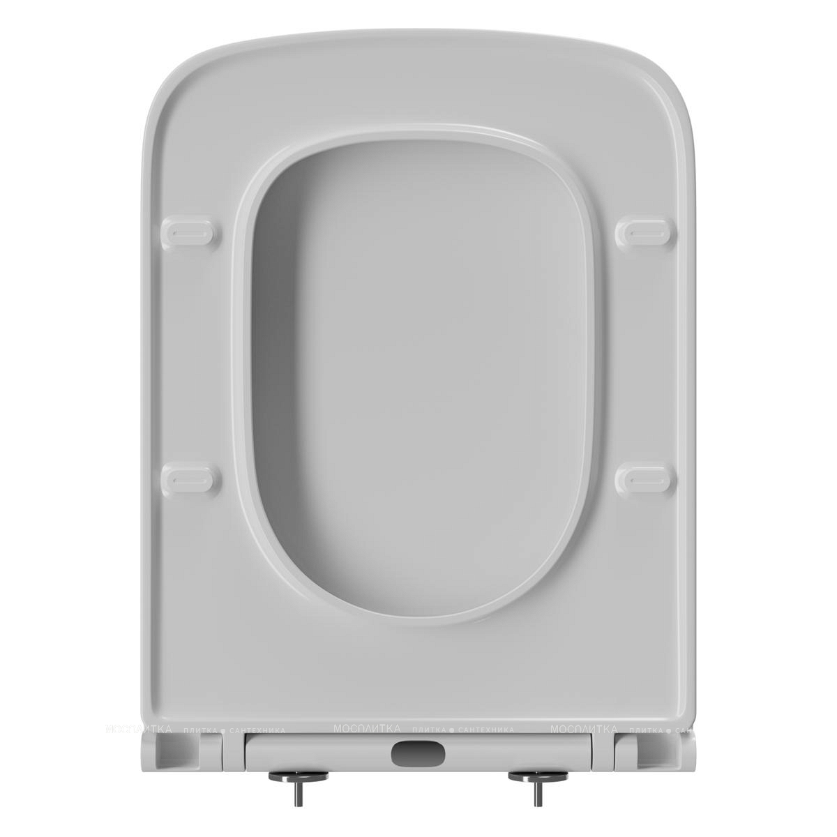 Крышка-сиденье Point Ника PN46082, дюропласт, микролифт для унитаза, белая - изображение 3