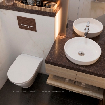 Раковина Lavinia Boho Bathroom Sink 40см, 33311005 белый - 5 изображение
