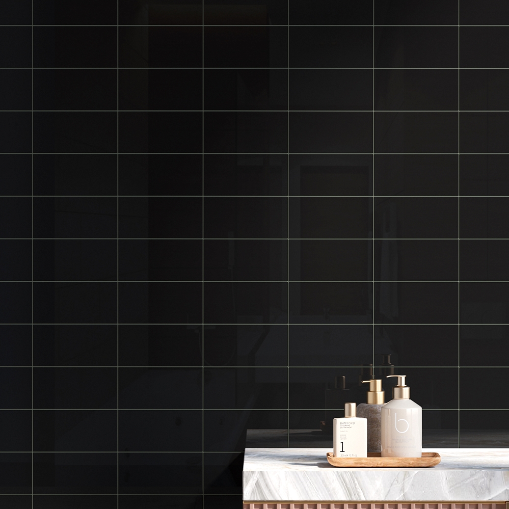 Керамическая плитка Kerama Marazzi Плитка Граньяно чёрный 7,4х15 - изображение 2