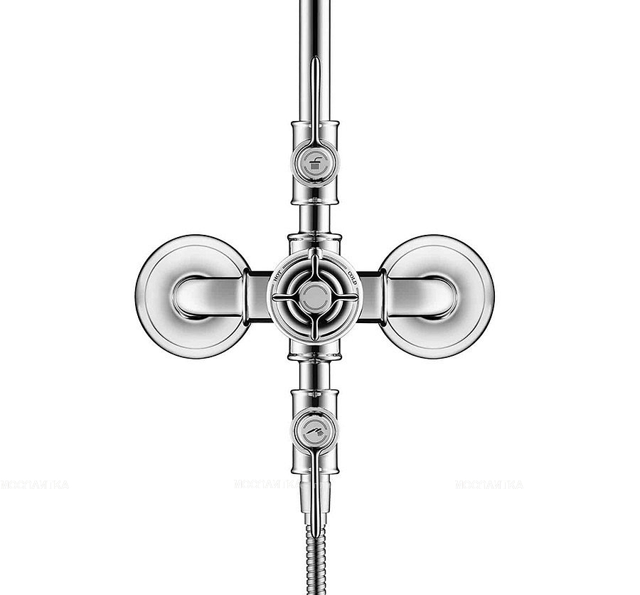 Душевая стойка AXOR Montreux Showerpipe 16572000, с термостатом, хром - изображение 4