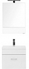 Комплект мебели для ванной Aquanet Верона 50 белый подвесной 1 ящик - 2 изображение