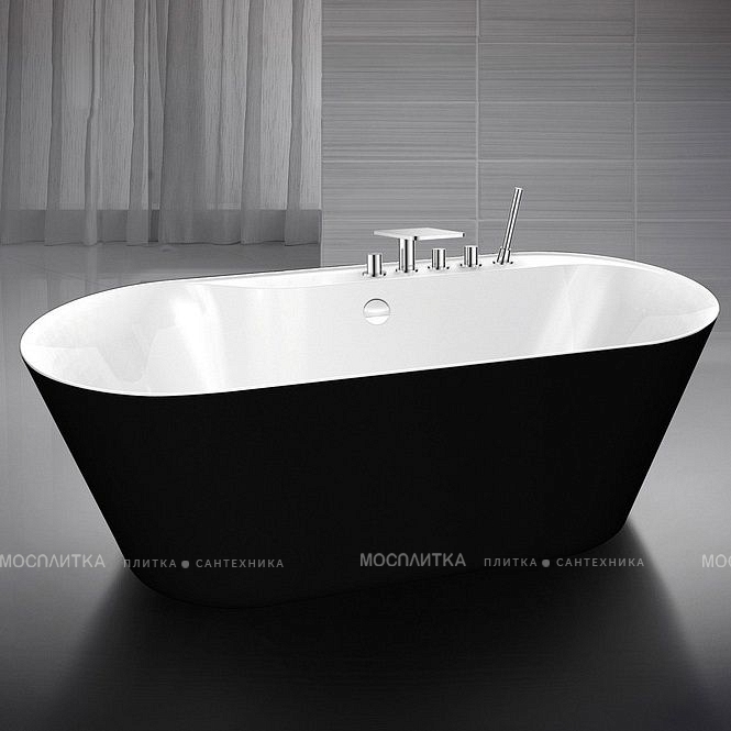 Акриловая ванна BelBagno BB14-NERO/BIA 178x84 см - изображение 5