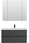 Комплект мебели для ванной Aquanet Алвита 100 серый антрацит - изображение 2