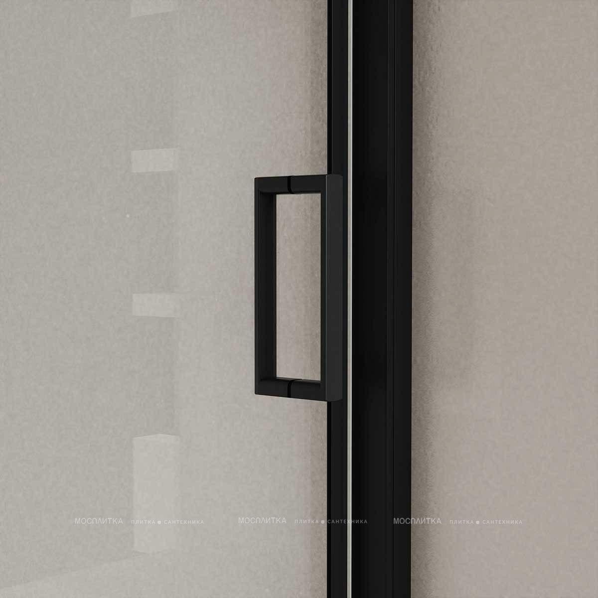 Душевая дверь Vincea City 110х VDS-5CT110CLB черный, стекло прозрачное - изображение 3