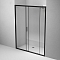 Душевая дверь Am.Pm Gem W90G-150-1-195BT 150 см,стекло прозрачное, профиль черный матовый - 6 изображение