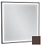 Зеркало Jacob Delafon Allure 60 см EB1433-F32 ледяной коричневый сатин, с подсветкой