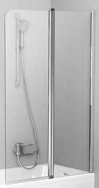 Шторка на ванну Ravak CVS2-100 R блестящий+ прозрачное стекло, серый1