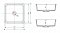 Раковина Kerrock Ofelia-UN 40x40x15 см встраиваемая белая - изображение 2