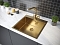 Мойка кухонная Paulmark Kroner PM215151-BG брашированное золото - изображение 2