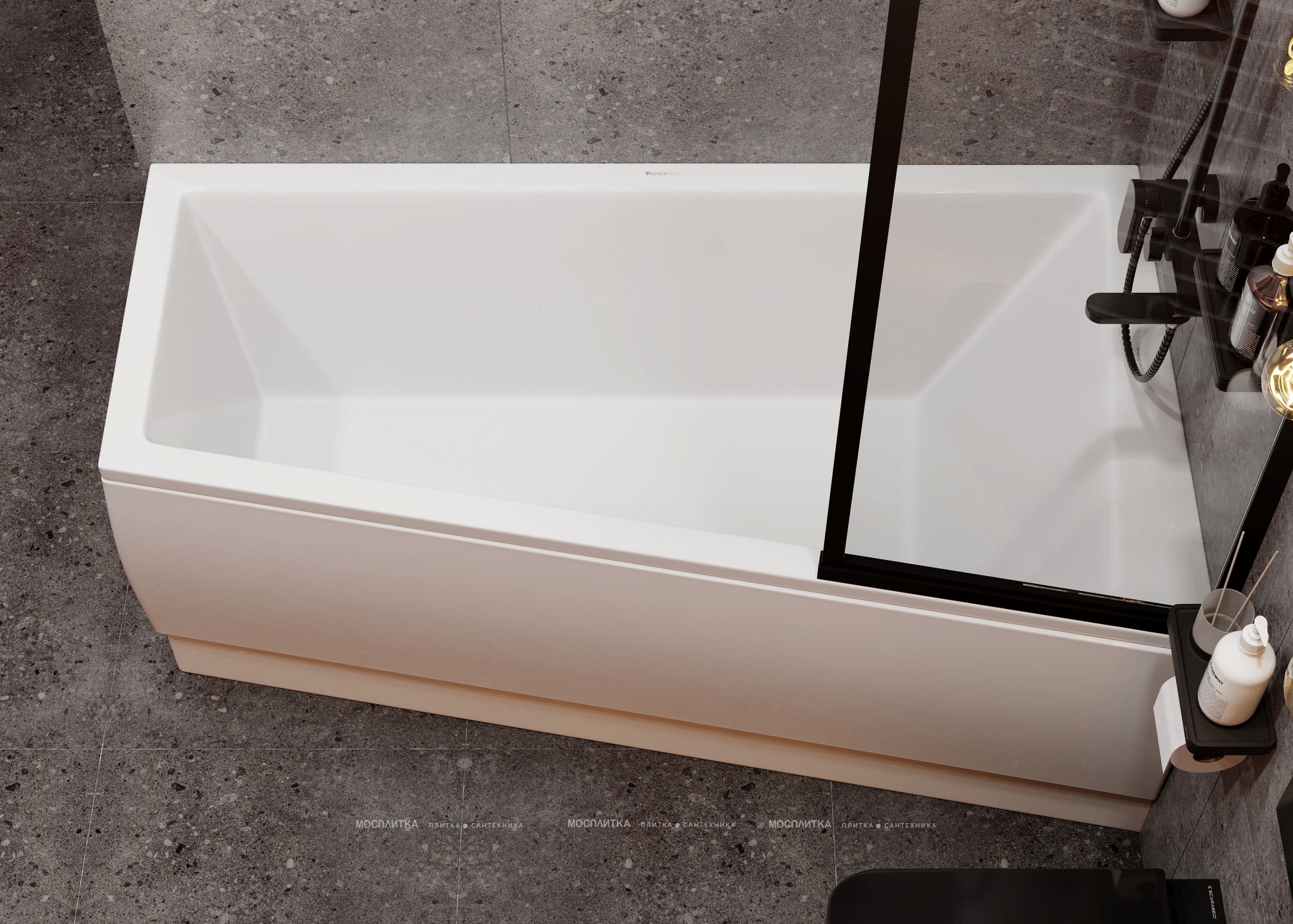 Акриловая ванна Vagnerplast CAVALLO OFFSET 160x90 Right - изображение 4