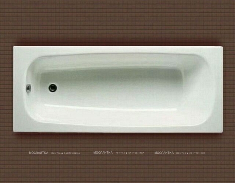 Чугунная ванна Roca Continental 100х70 см - 9 изображение