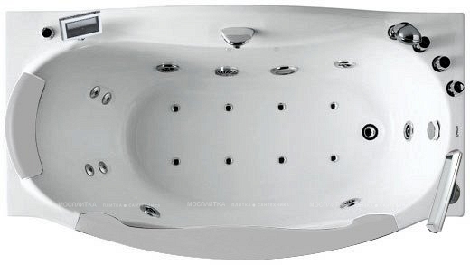Акриловая ванна Gemy G9072 O R - 3 изображение