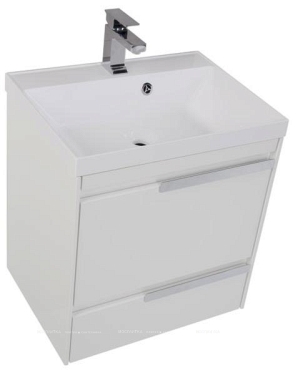 Комплект мебели для ванной Aquanet Тиволи 60 белый - 5 изображение