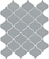 Керамическая плитка Kerama Marazzi Плитка Арабески глянцевый серый 26х30 