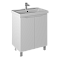 Тумба с раковиной Briz Мальта 70 см, белый глянец - 2 изображение