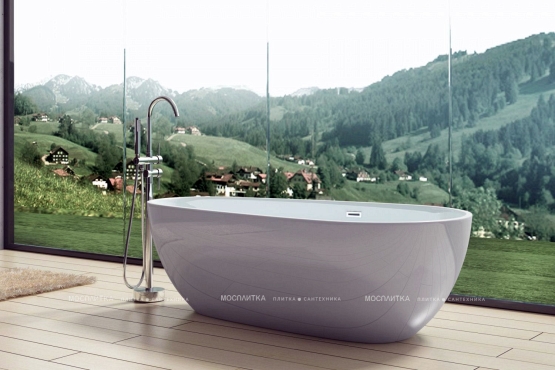 Акриловая ванна Art&Max 170х80 см AM-506-1670-845, белый - 4 изображение